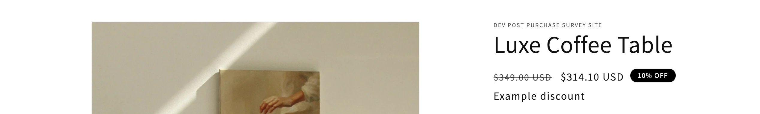 Product page with Regios discounted price and volume table